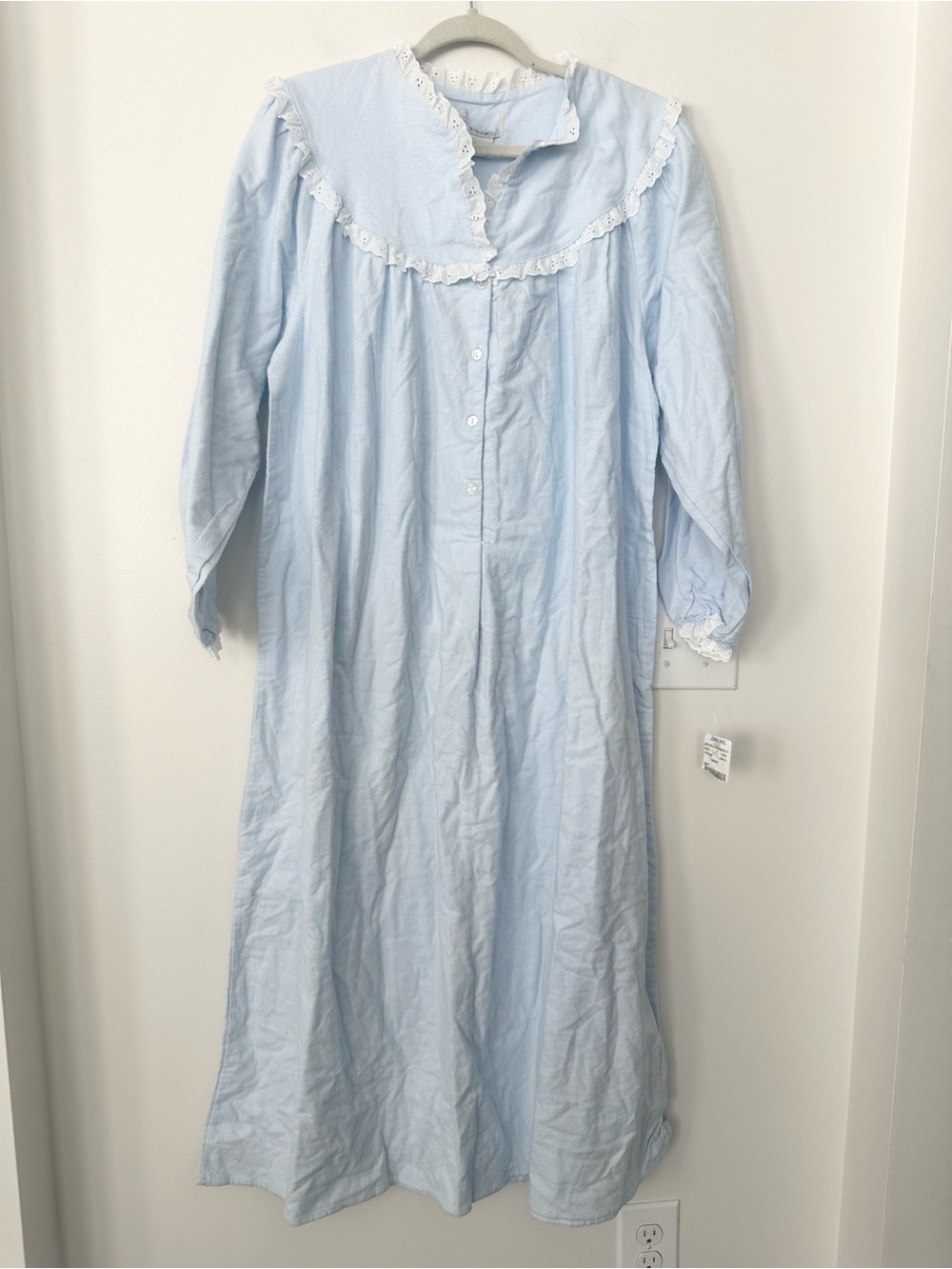 Flannel Cottagecore Women’s Long Night Gown M